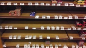 Empty Shelves