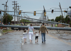 Massive Tornado Causes Large Swath Of Destruction In Suburban Moore, Oklahoma