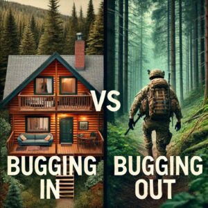 bugging out vs bugging in