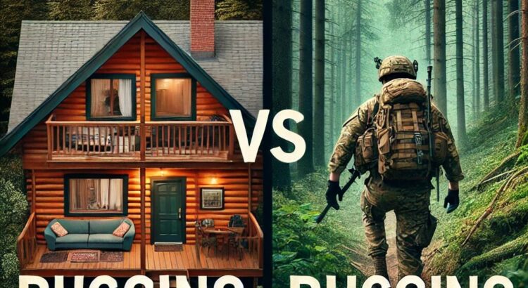 bugging out vs bugging in