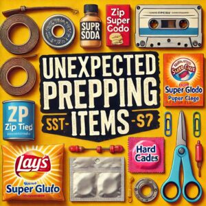 unexpected prepping items