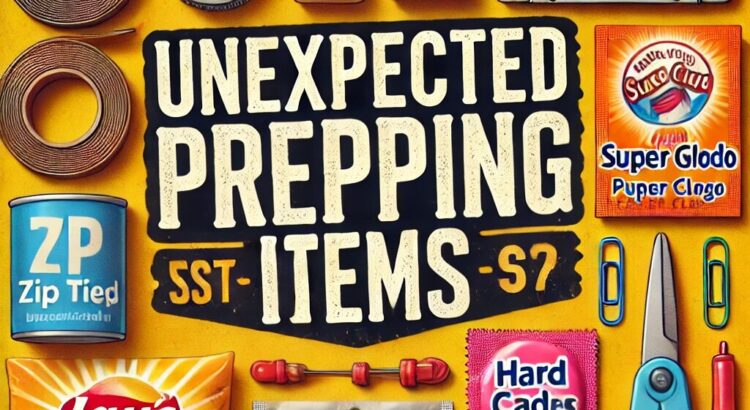 unexpected prepping items