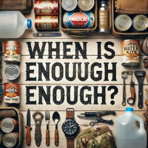 when is enough enough